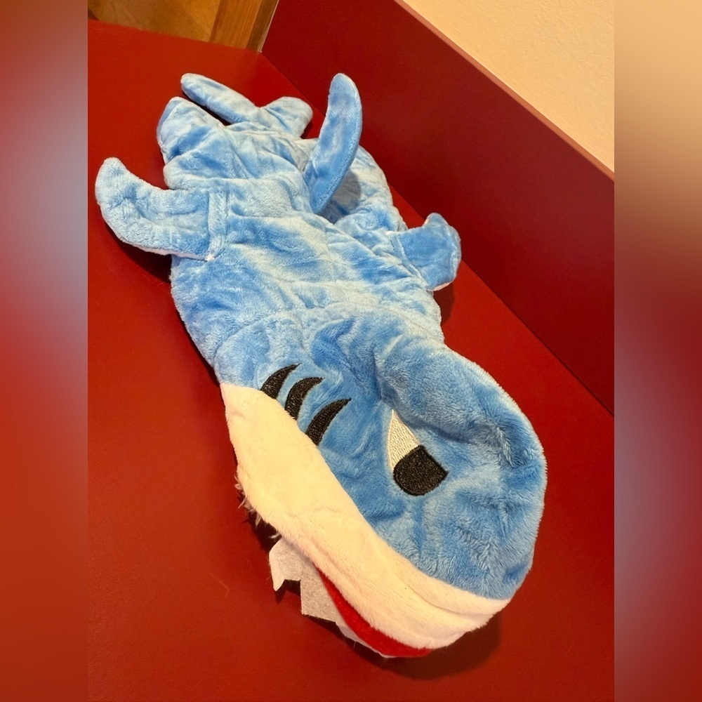 Filhome Dog Shark Costume Blue Size Small Halloween - Picture 2 of 4